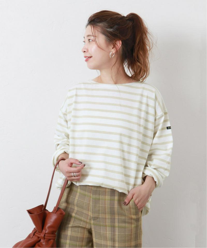 【Leminor/ルミノア】OVER SIZE:ボーダーカットソー◆