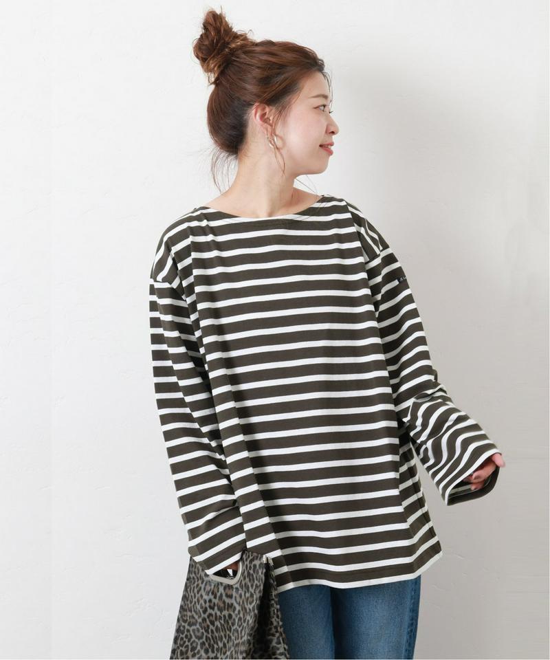 【Leminor/ルミノア】OVER SIZE:ボーダーカットソー◆