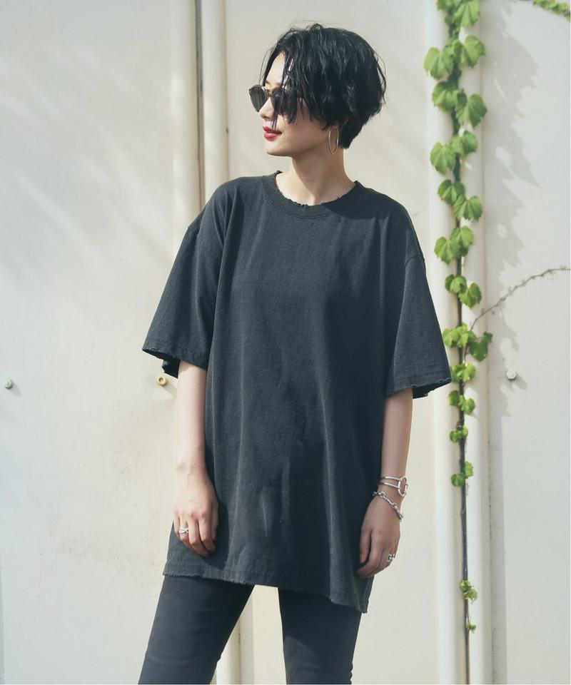 【WIFFLE/ウィッフル】ダメージショートスリーブTEE