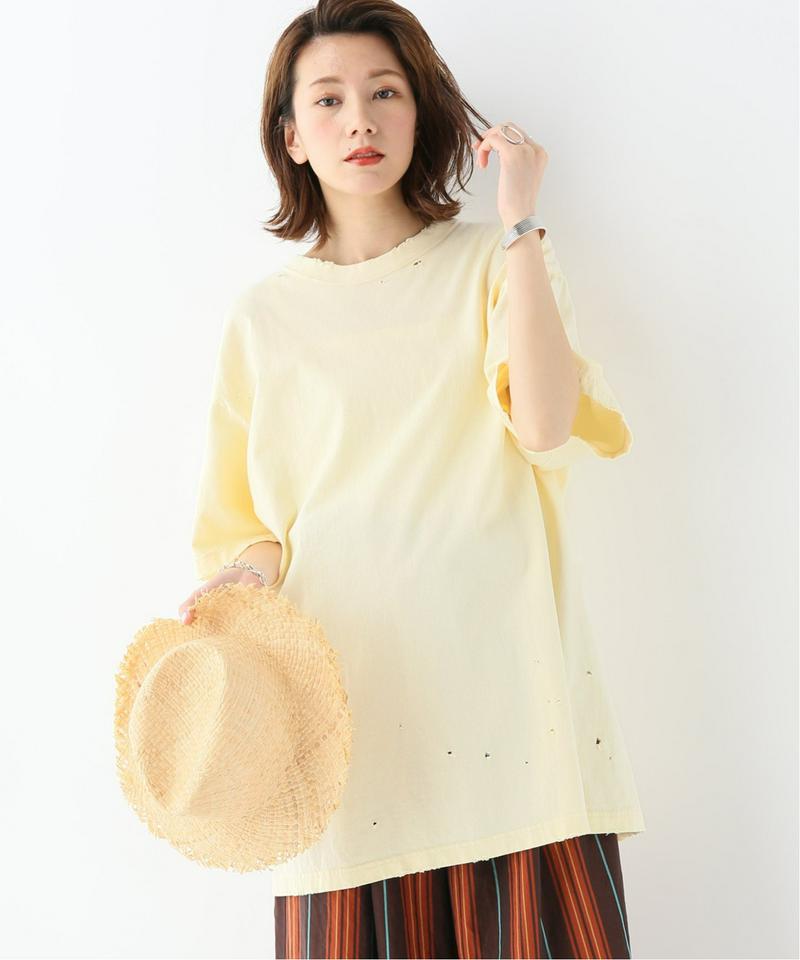 【WIFFLE/ウィッフル】ダメージショートスリーブTEE