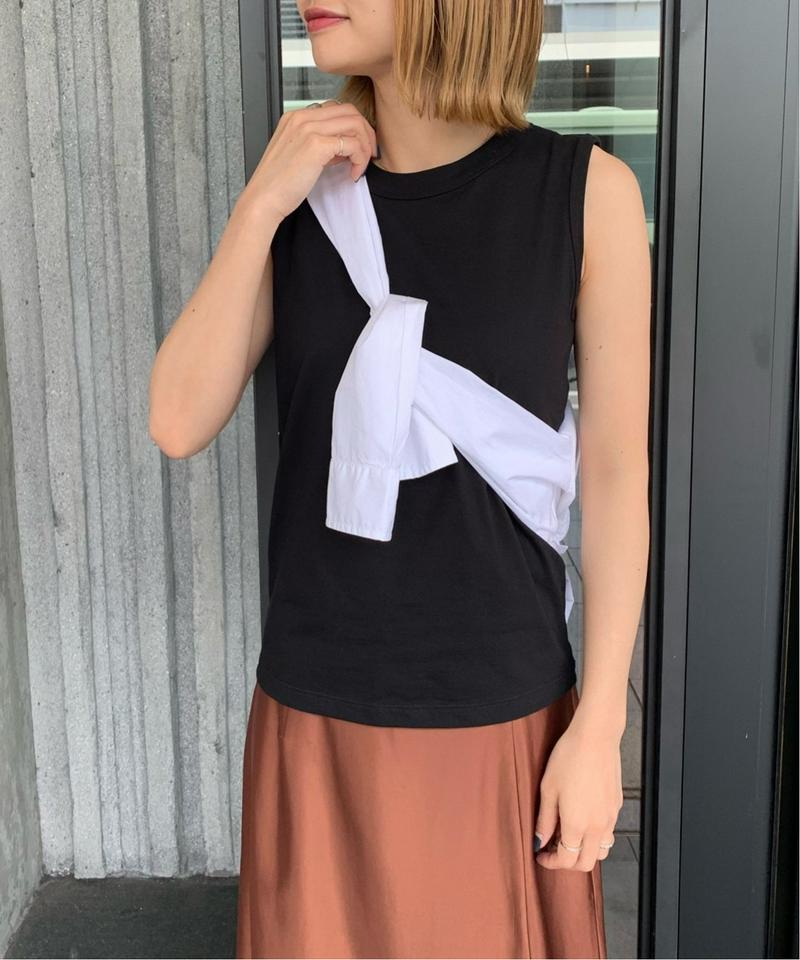 【ARMEN/アーメン】JERSEY C/N N/S:ノースリーブカットソー