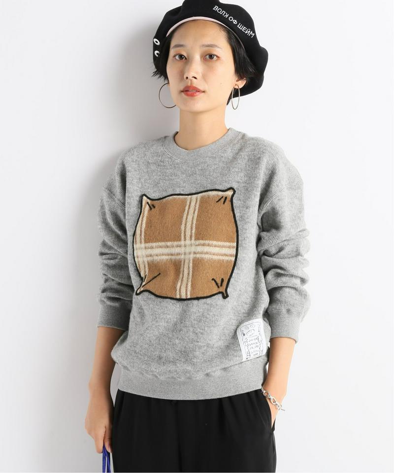 【JULIEN DAVID/ジュリアンデイヴィッド】 クッションモチーフ スウェット