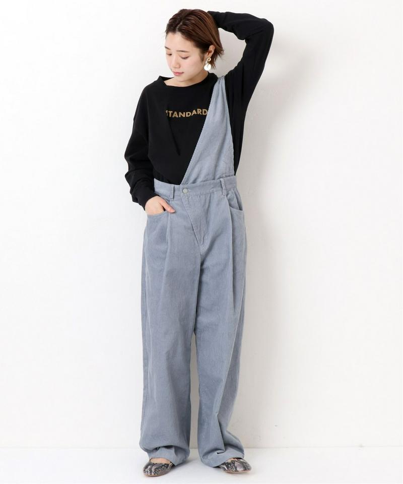 《WEB限定》JS+eコールワンショルダーサロペットパンツ