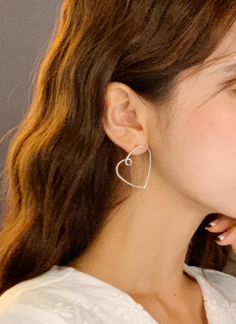 ビッグハートピアス・全2色