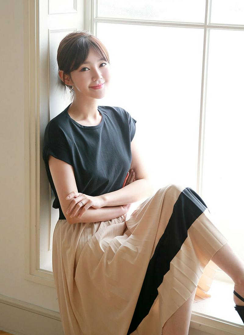 ロールアップデイリーTシャツ