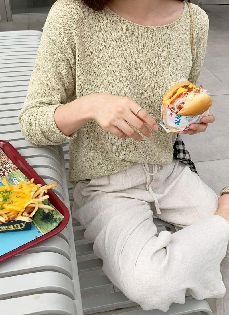 ベーシックニットトップス