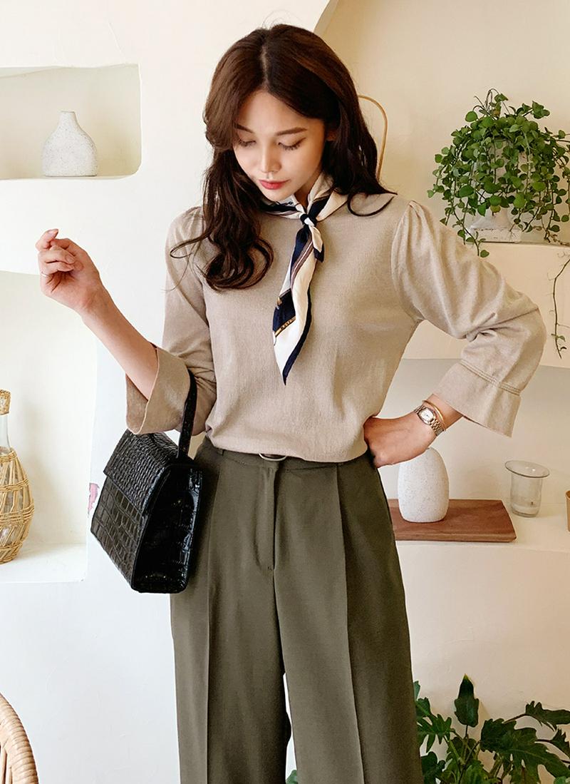 ステッチスリーブニット・全3色