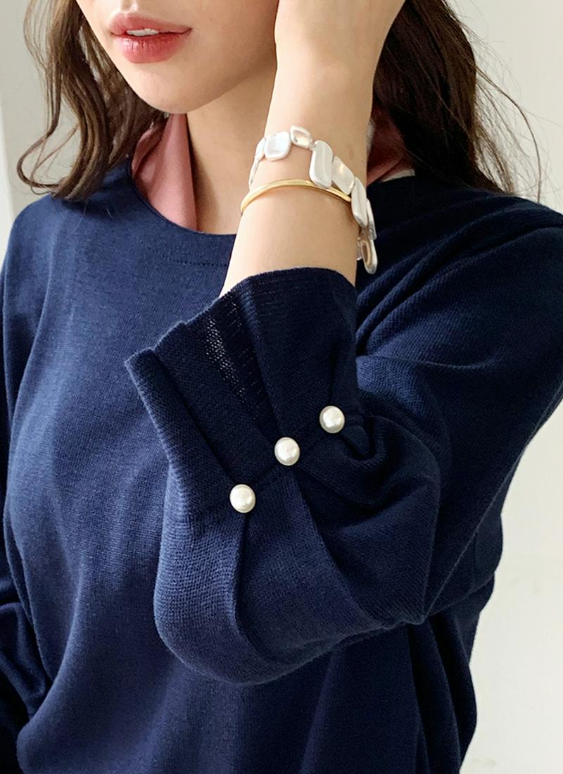 パールスリーブニット・全4色