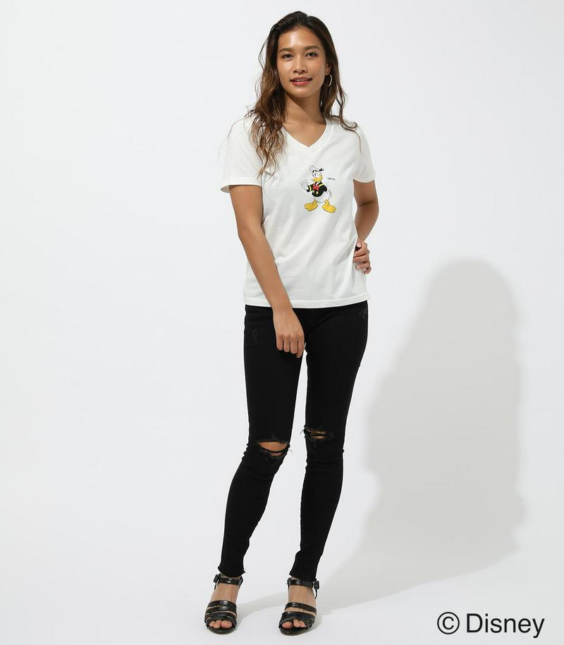 HI DONALD Vneck TEE/ハイドナルドVネックTシャツ