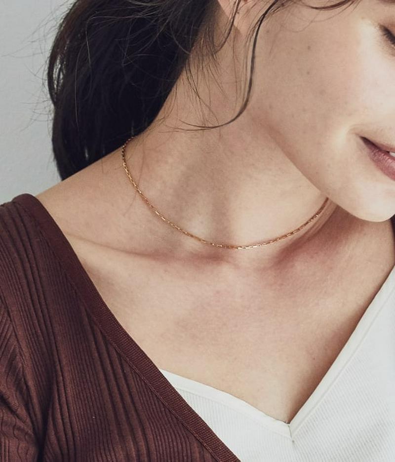 【DeWLuX】チェーンショートネックレス