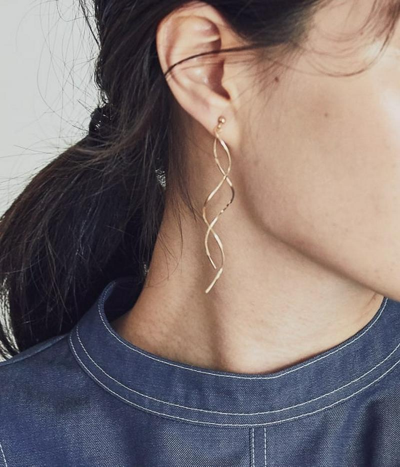 【DeWLuX】Wウェーブピアス