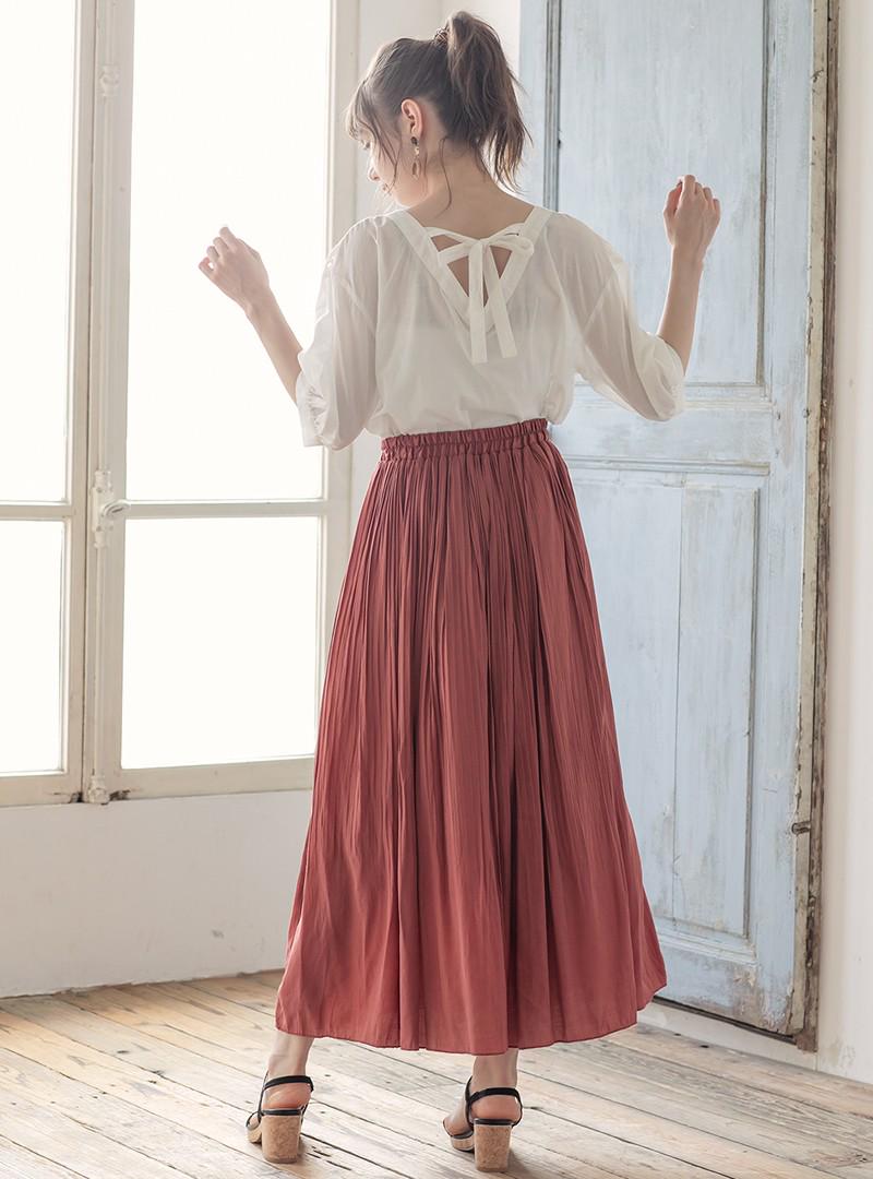 消しプリーツスカート