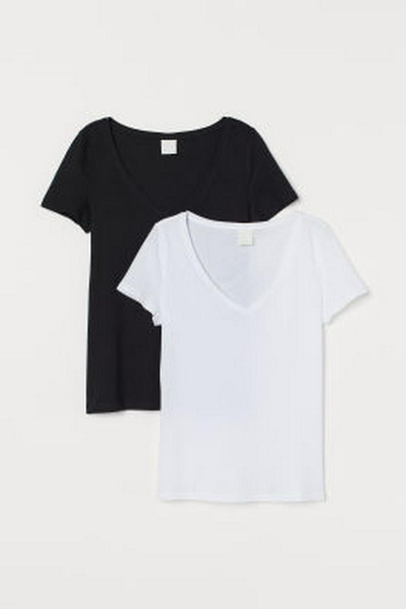 VネックTシャツ 2枚セット