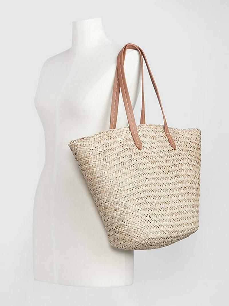 ウーヴンストロー トートバッグ（大）