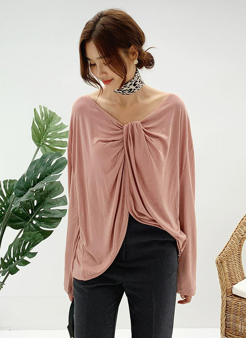 2WAYツイストTシャツ・全4色