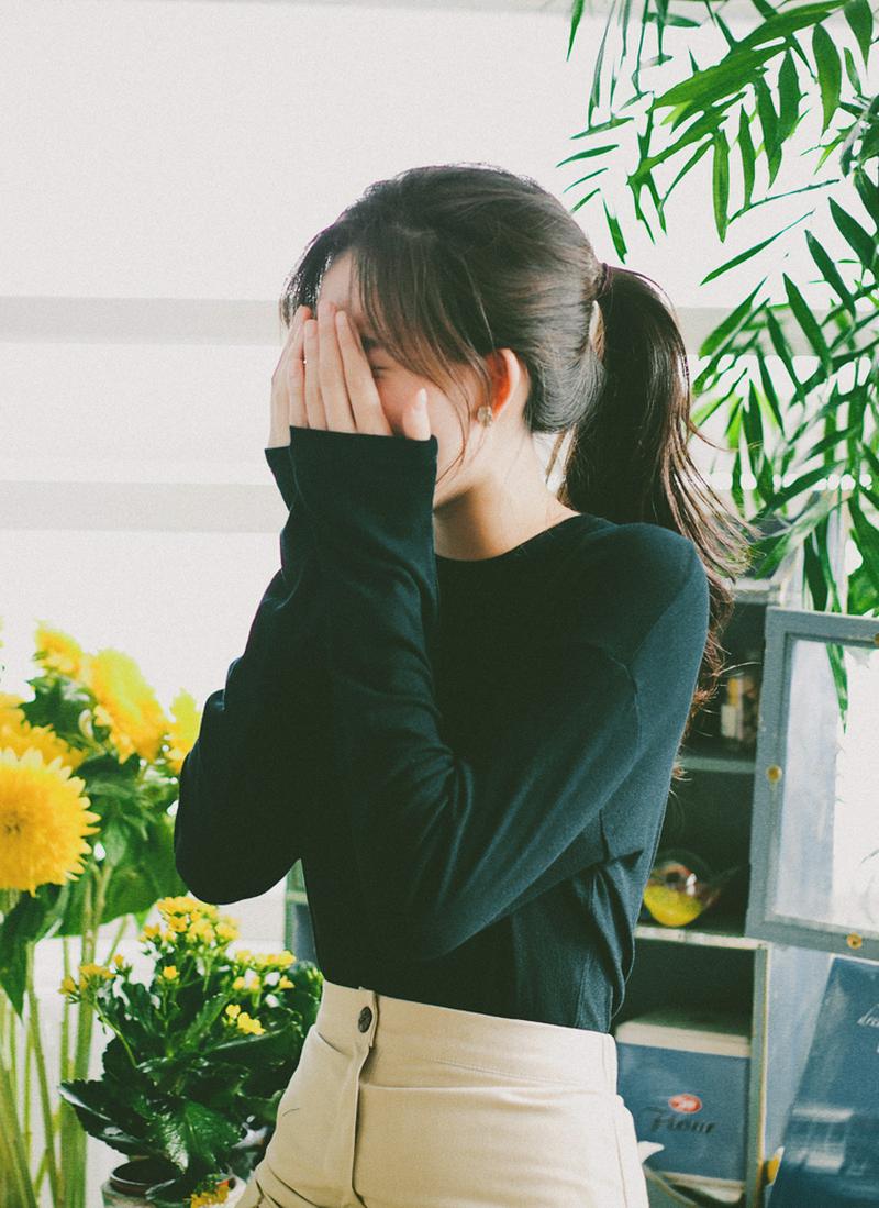 カラフルレーヨン混Tシャツ
