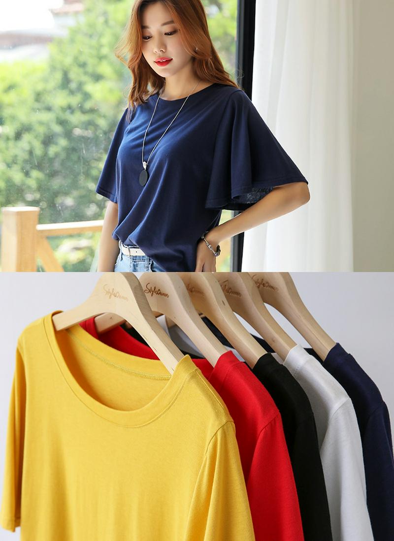ケープスリーブTシャツ