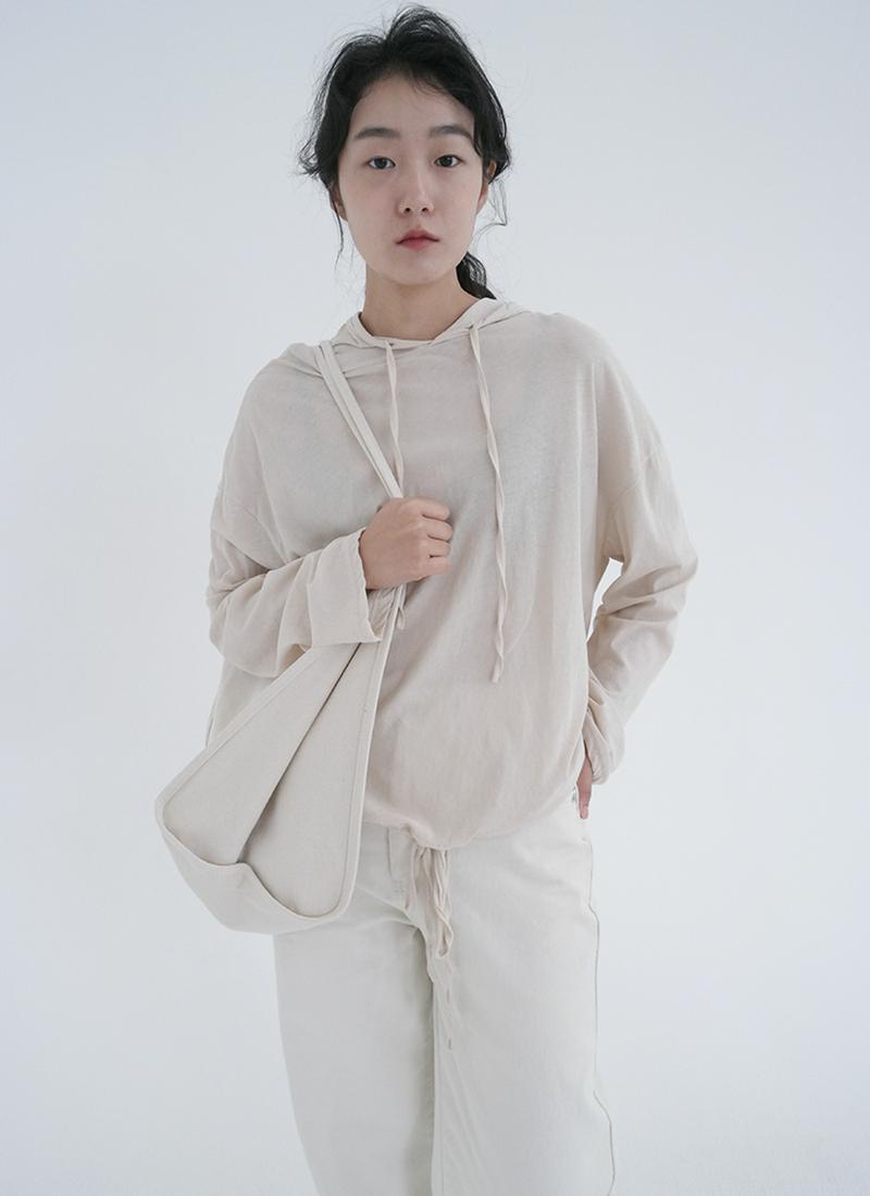 ドロストフード長袖Tシャツ