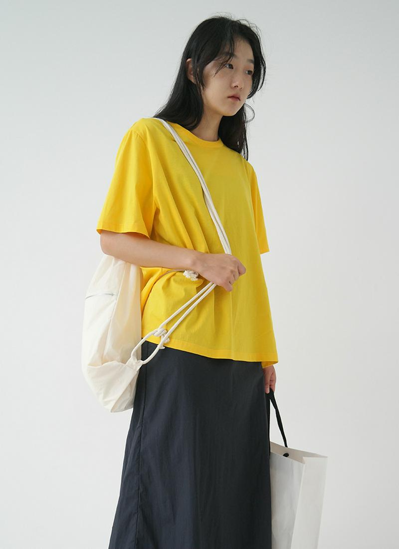 コットンラウンド半袖Tシャツ