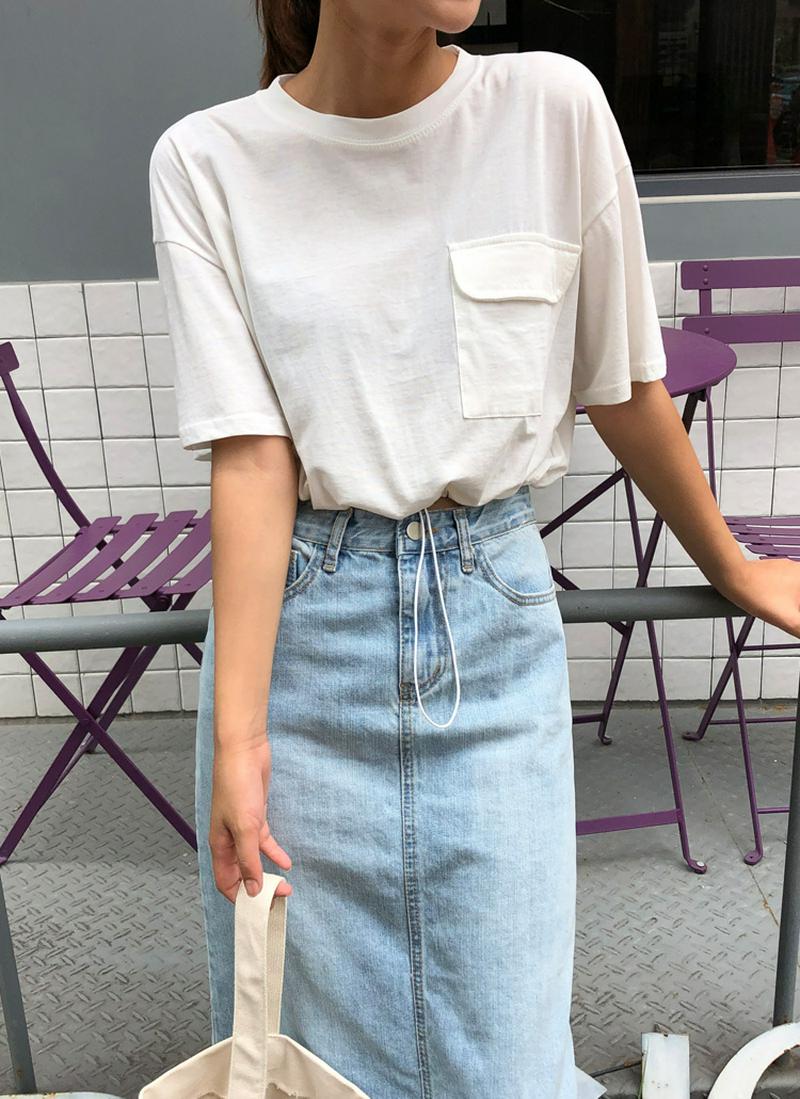 フラップポケットTシャツ