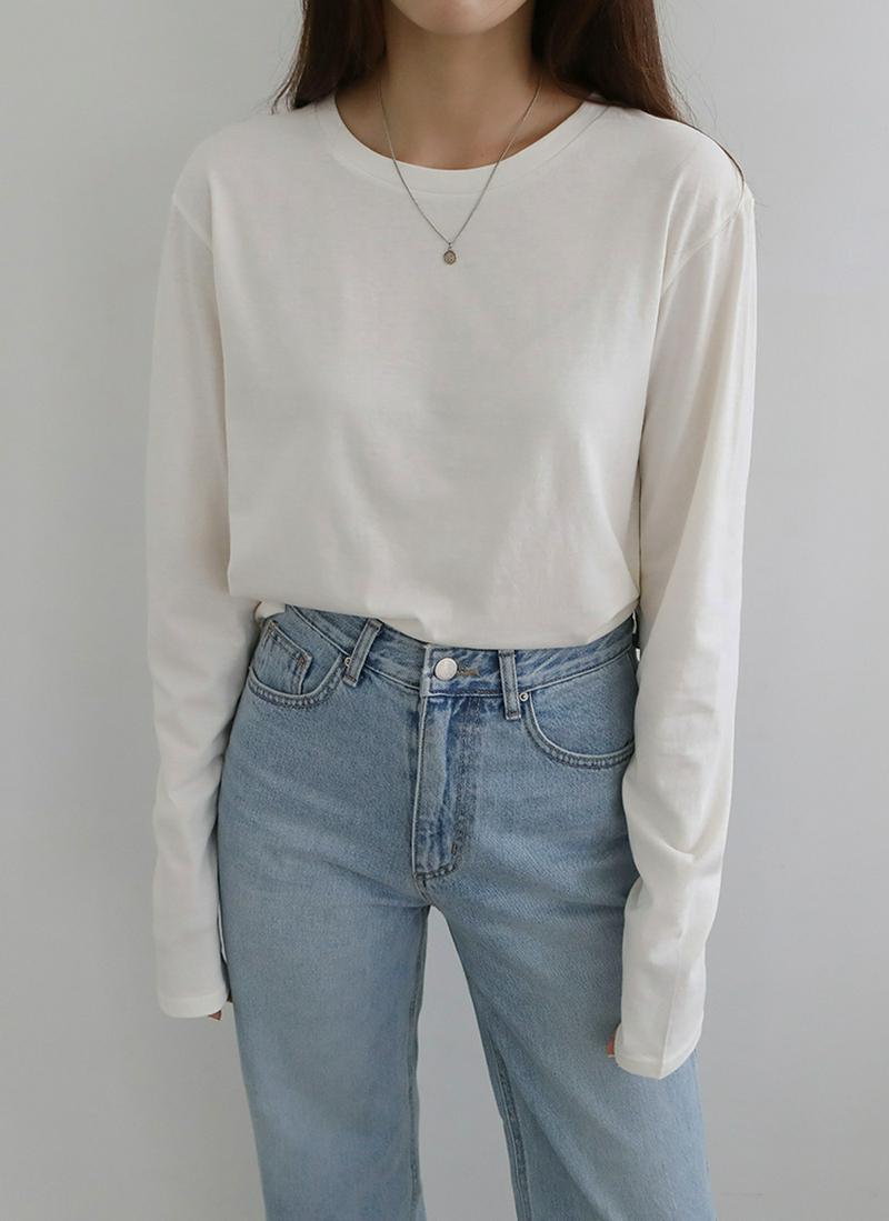 ベーシックコットンTシャツ