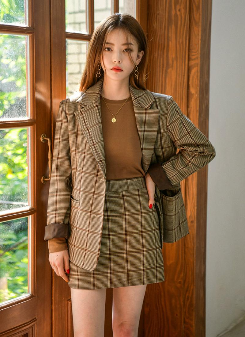 MOCHAチェックジャケット