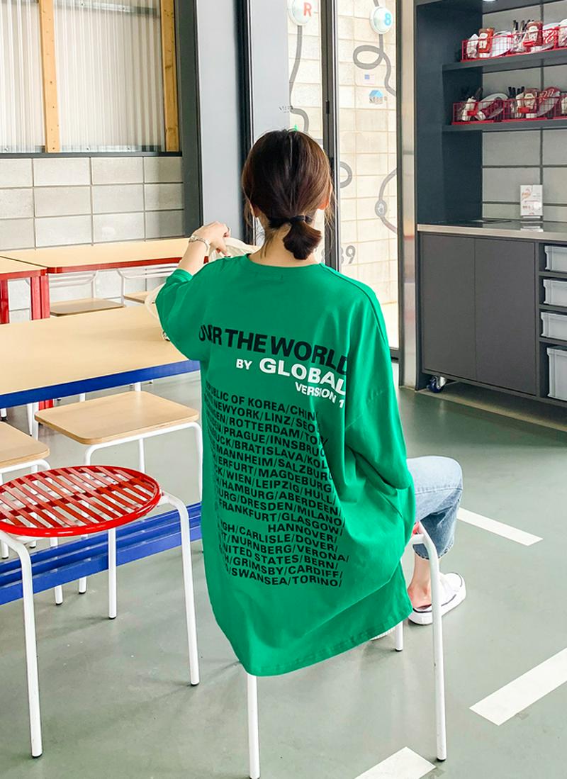 BY GLOBALボクシーTシャツ