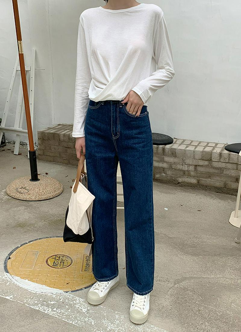 ツイストクロップドTシャツ