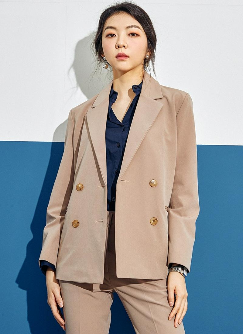 クラシックダブルボタンジャケット