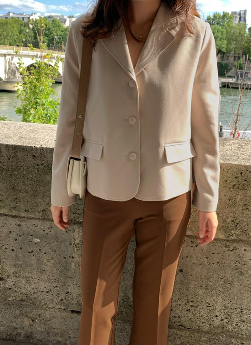 スリーボタンシングルジャケット