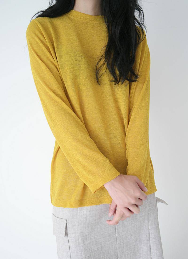 カットオフニットトップス