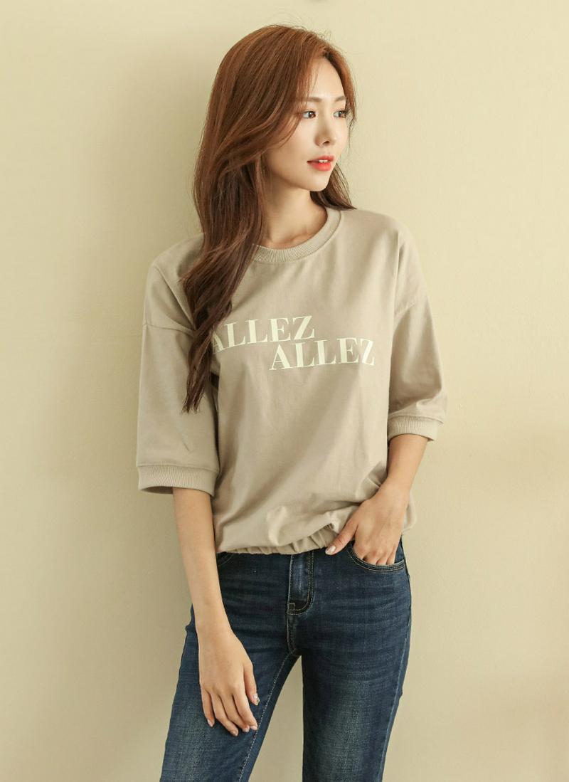 ALLEZヘムゴムTシャツ