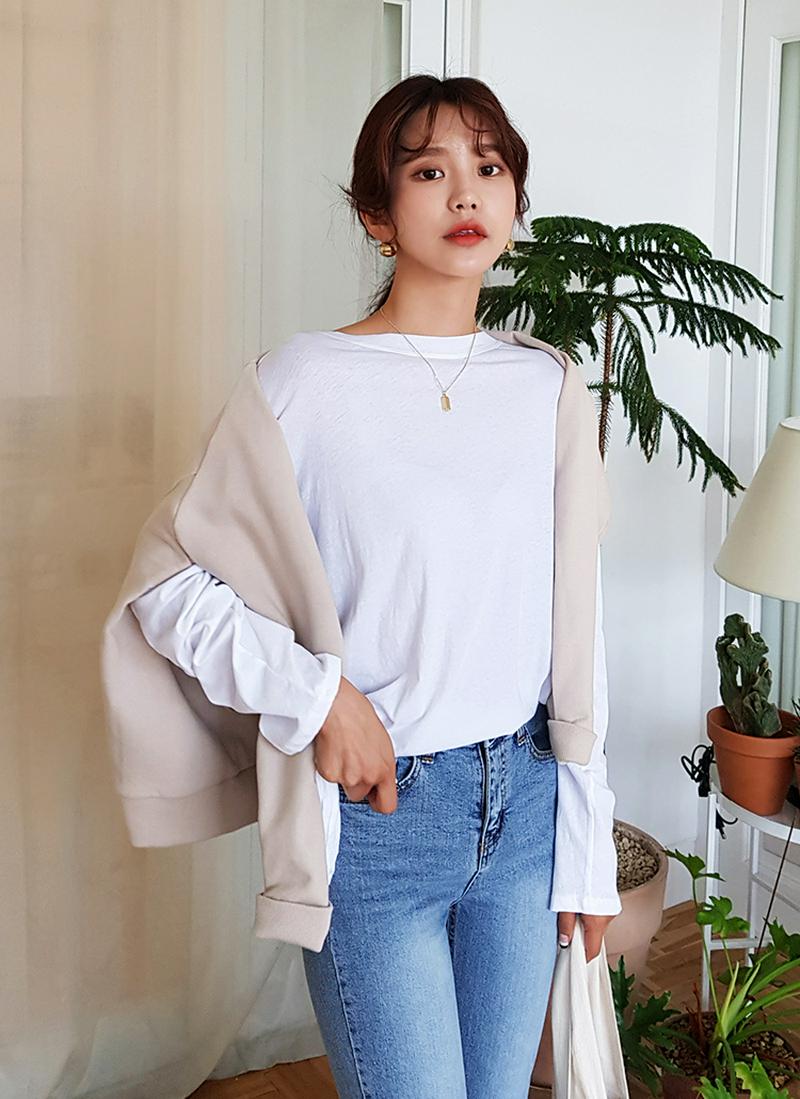 ルーズコットンTシャツ・全5色