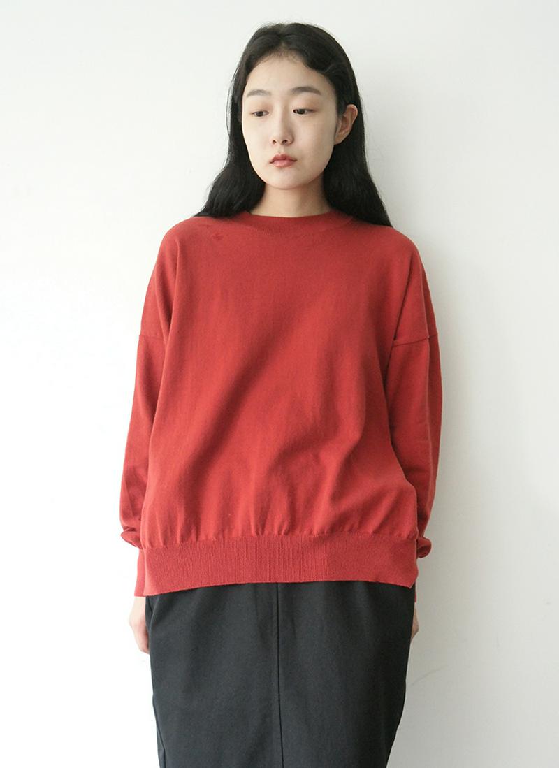 ドロップラウンドニット