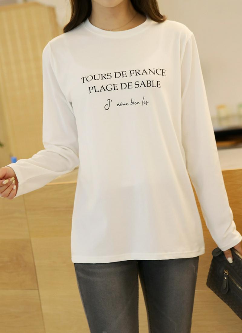FRANCEレタリングTシャツ