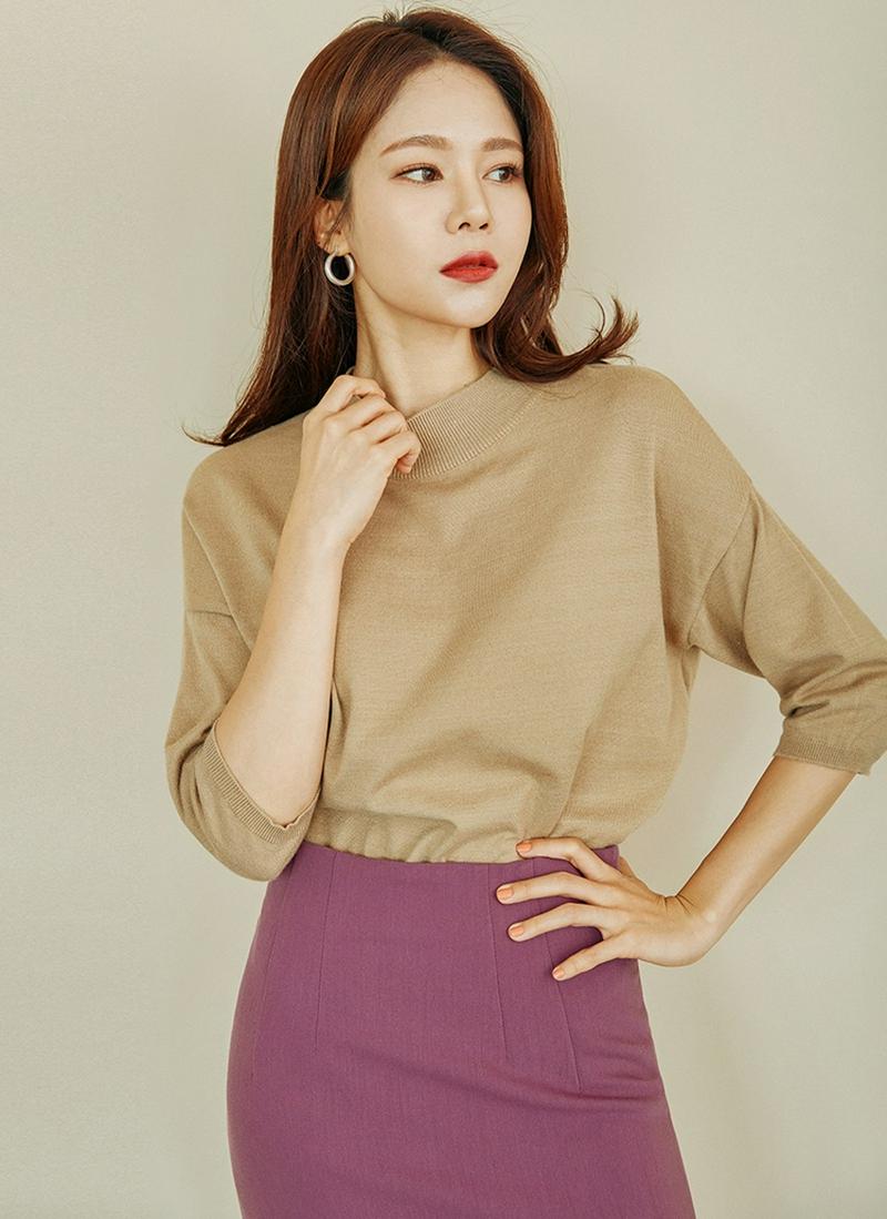 ドロップショルダーニット