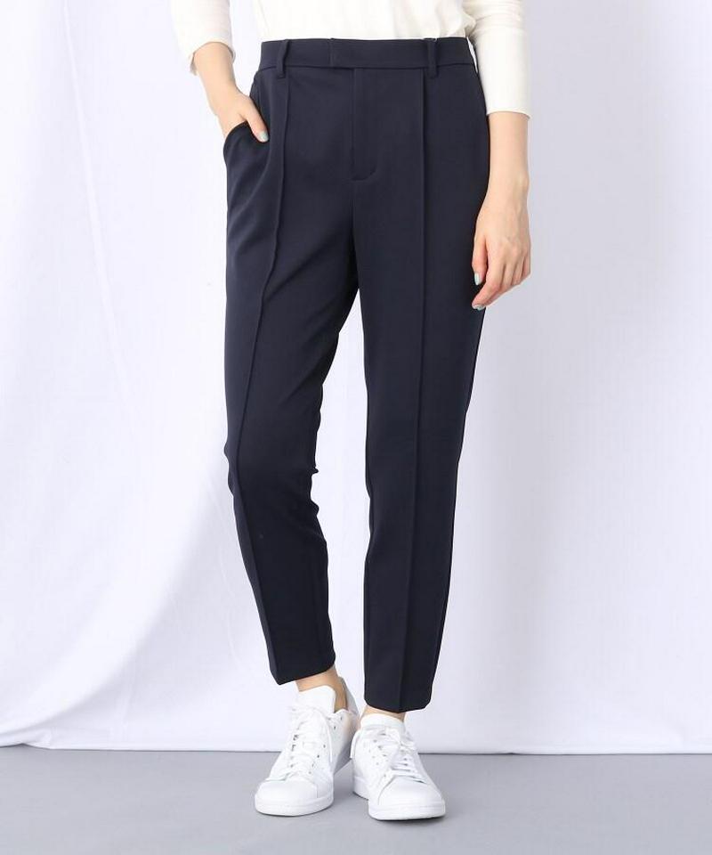 【洗える】ウエストゴム ストレッチテーパードパンツ