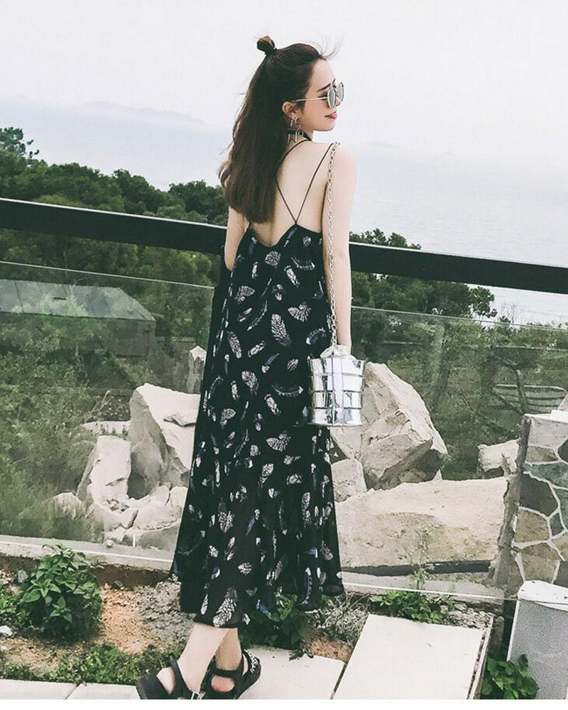 ワンピース レディース マキシ丈 ロング丈 おしゃれ 可愛い 羽根 羽 背見せ リゾートスタイル 夏物 海コーデ メール便 20