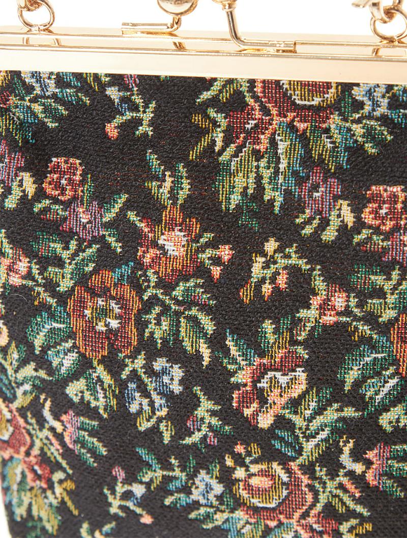 ゴブランがま口チェーンポシェット