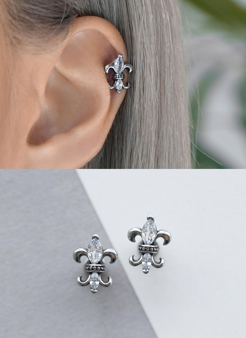 キュービックリリーピアス