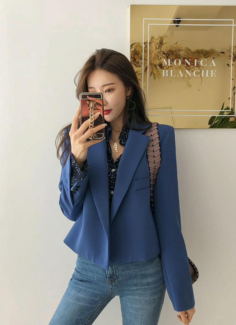 クロップドオープンジャケット