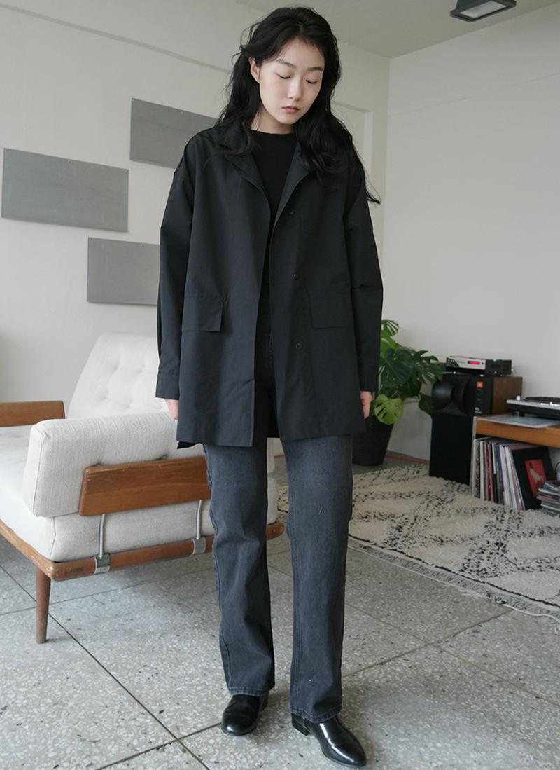 ナイロン混カジュアルジャケット