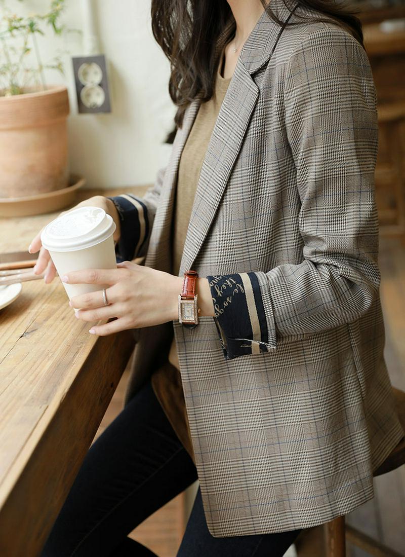 インナーポイントチェックジャケット