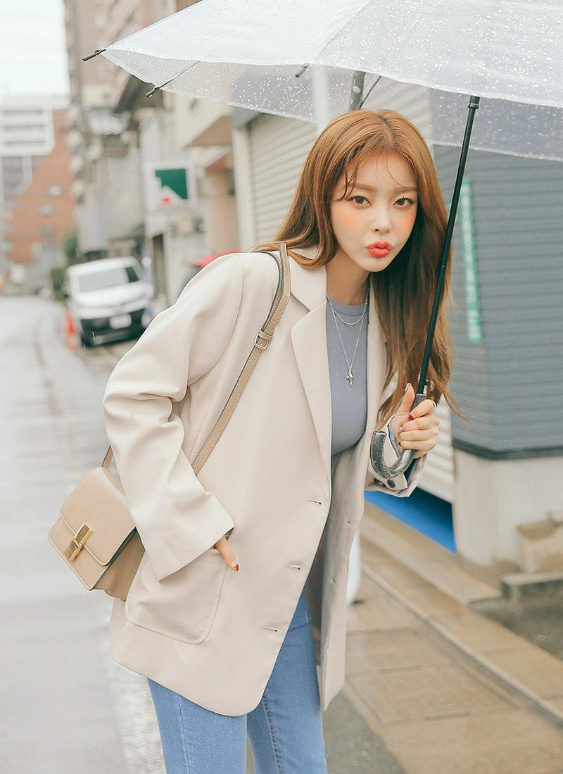 スリーシングルボタンジャケット