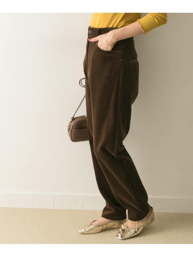 コーデュロイストレートパンツ