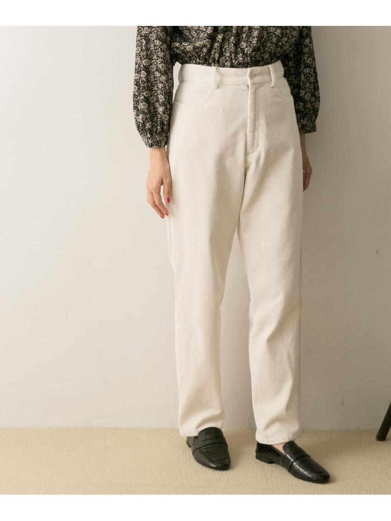 コーデュロイストレートパンツ