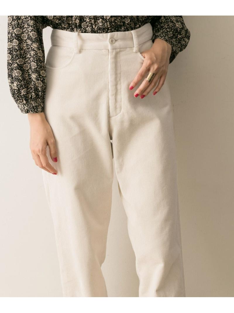 コーデュロイストレートパンツ