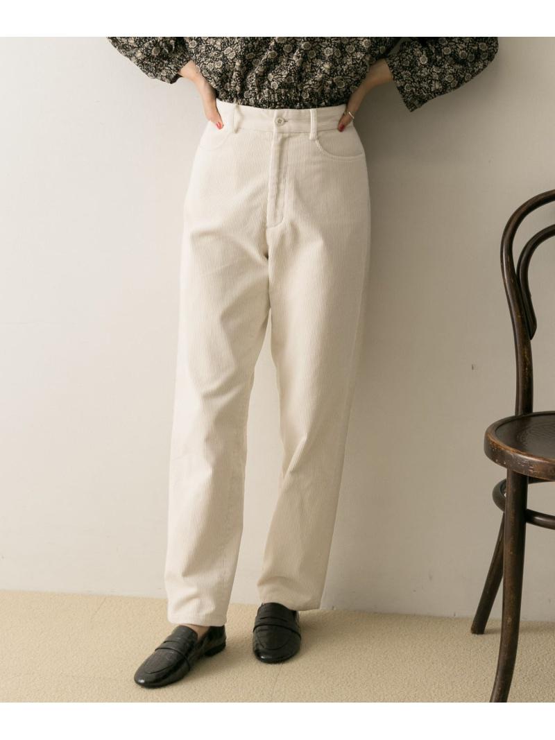 コーデュロイストレートパンツ