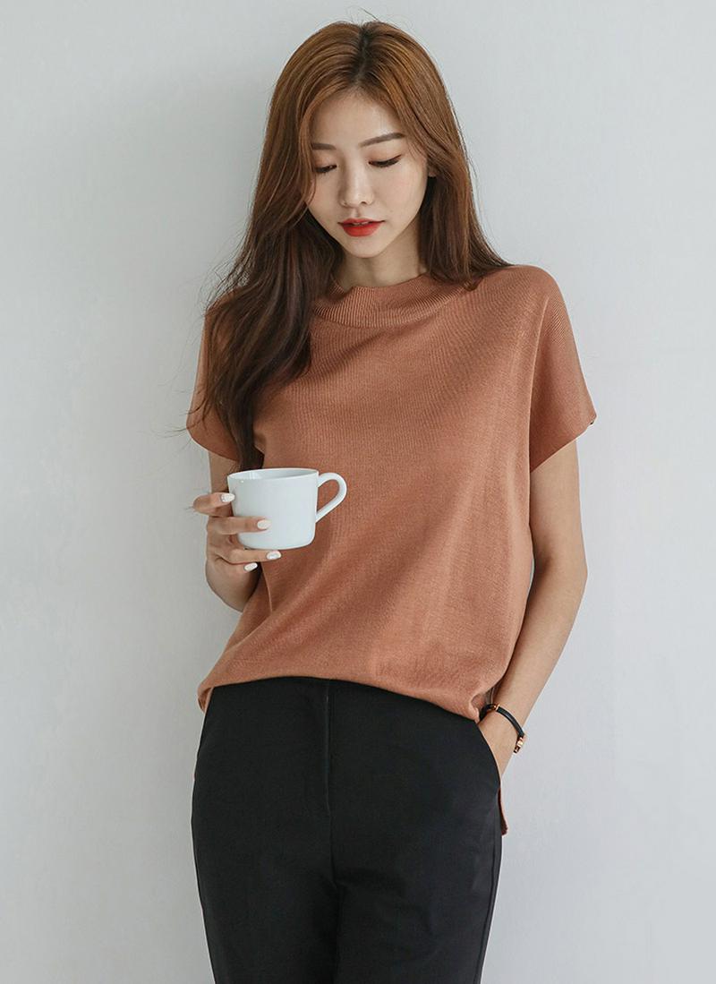 ショートスリーブニット