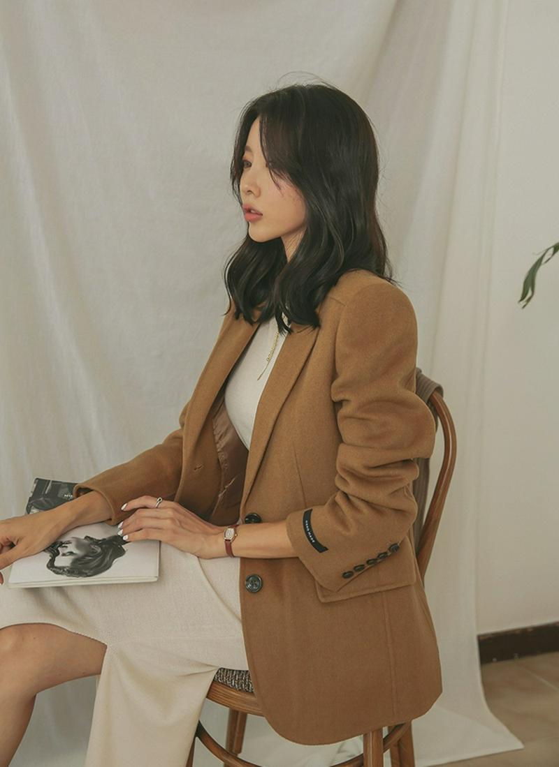 ウールブレンドジャケット